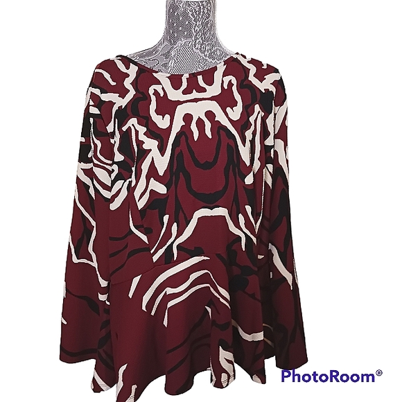 Ashley Stewart Peplum Top, Size 22/24 - Picture 1 of 5